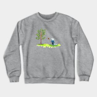 adorable baby dragonborn paladin Crewneck Sweatshirt